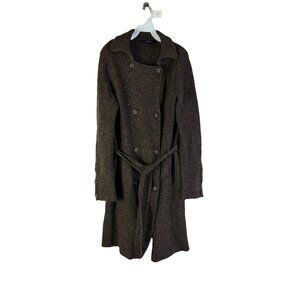 VTG Y2K Express Cardigan Sweater Coat Wool Double Breast Grunge